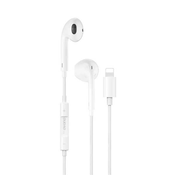 Dudao Premium Wired Earphone. White - X14+