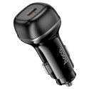 Hoco Rank PD30W USB-C / Type-C Single Port Car Charger, Black - Z58