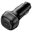 Hoco Rank PD30W USB-C / Type-C Single Port Car Charger, Black - Z58