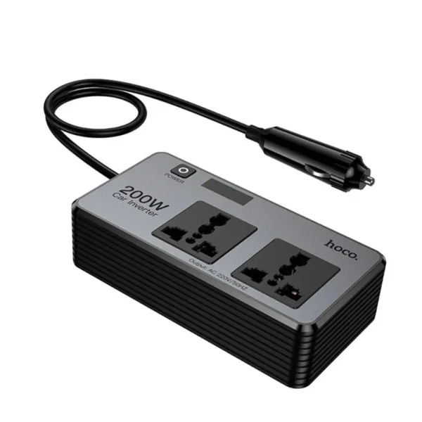 Hoco 200W Multifunctional Car Inverter Socket - Z66