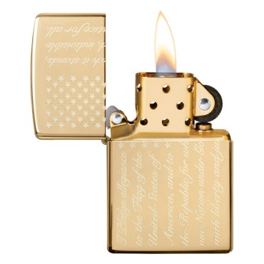 Pledge of Allegiance Zippo Lighter  ZP 49585