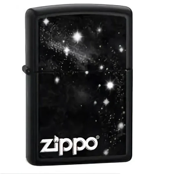 Zippo Galaxy Star Black Matte Lighter ZP28058