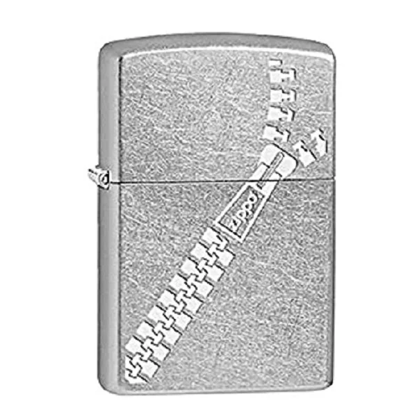 ZIPPO Zipper Logo Silver Chrome - ZP29459