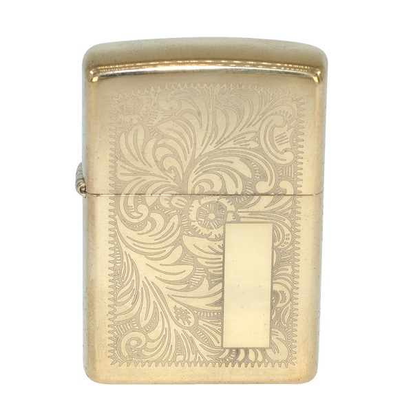 Reg Brass Venetian Gold Zippo Lighter ZP352B