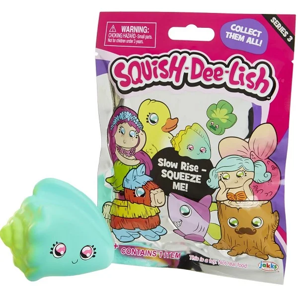 Jakks Pacific Squish-Dee-Lish 12 Blind Pack Mini-Figures - 09648-T