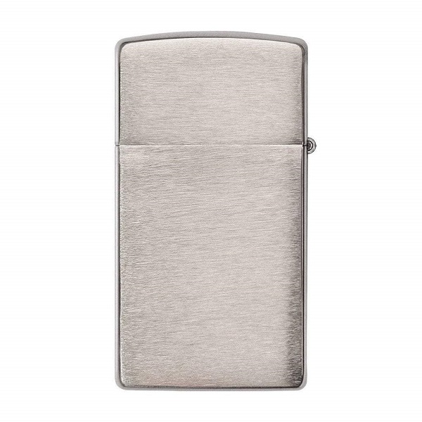 Zippo Slim Brushed Chrome Lighter - ZP1600