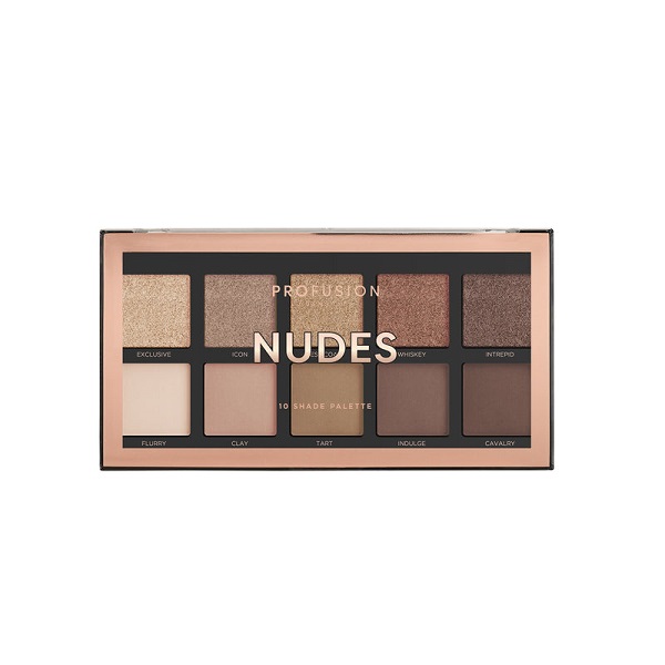 PROFUSION NUDES 10-Shade Palette - 1800-2QDSP