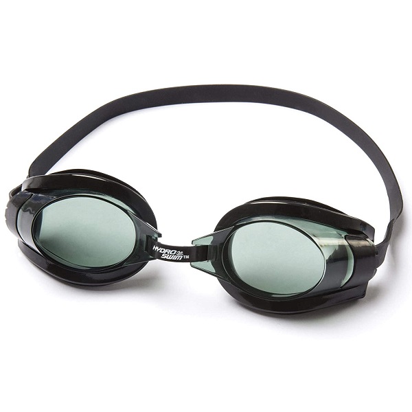 Bestway Junior Pro Racer Swimming Goggles, Black - 21005-BL