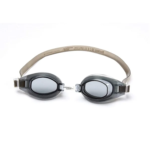 Bestway Crystal Clear Swimming Goggles - Black, 21049-BL