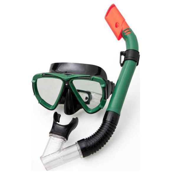 Bestway Dive Mira Mask & Snorkel Set, Green - 24053-G