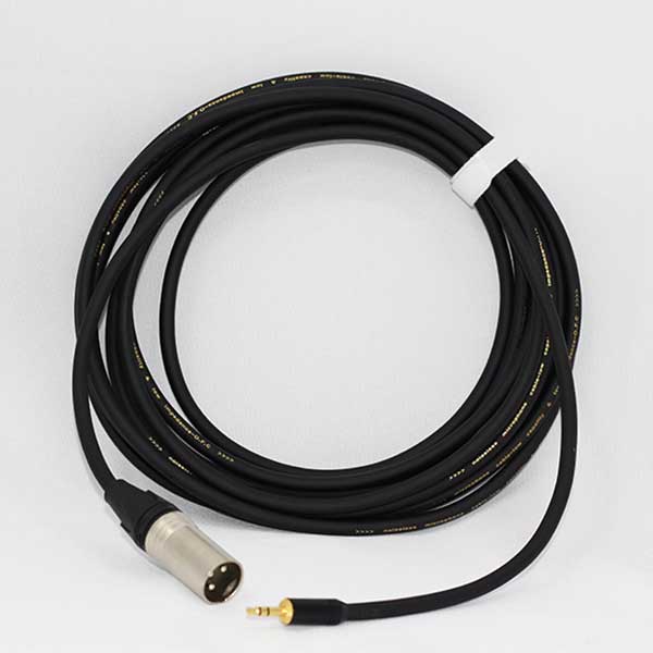 Mini Audio Cable Jack-XLR 3.5 Male to Male, 6m - 3.5-XLR-6mtr
