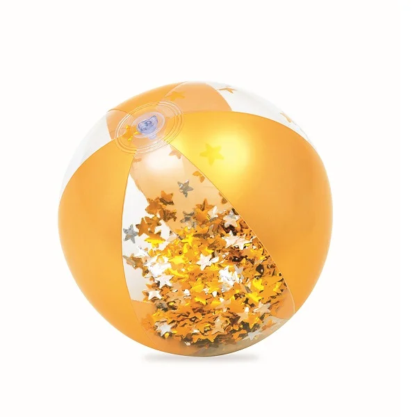 Bestway 41cm Glitter Fusion Beach Ball, Orange - 31050-O