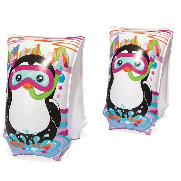 Bestway Penguin Printed Inflatable Armfloats, Age 6+ - 32102-P