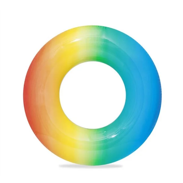 Bestway Rainbow Swim Ring 91cm - Blueyellow - 36126-BY