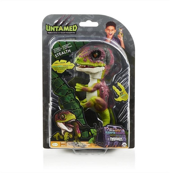 WowWee Fingerlings Untamed Baby Dino Velocirapt, Assorted 1 Piece - 3780-T