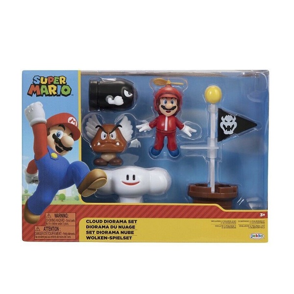 Nintendo 2.5" Super Mario Cloud Diorama Set - 40200-T