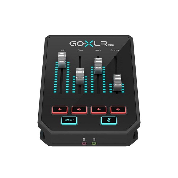 TC Helicon GOXLR Mini Online Broadcast Mixer With USB Audio Interface