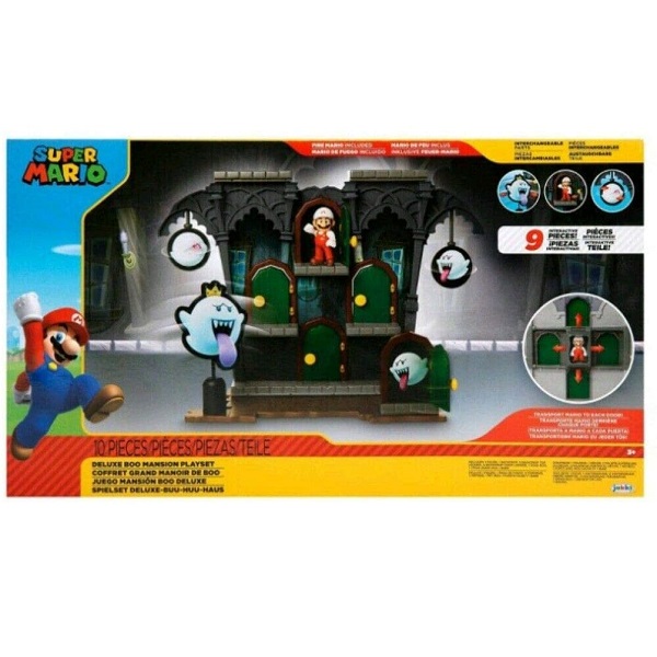 Nintendo Deluxe Boo Mansion Playset with Mario Figure - 40428-T