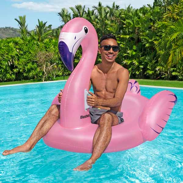 BESTWAY Luxury Flamingo, 1.53 m x 1.43 m - 41475