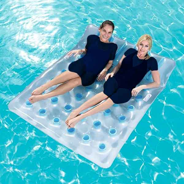 BESTWAY Floating Double Beach Bed, 1.93 x 1.42 m - 43055