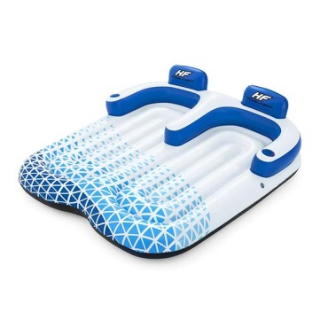 Bestway Hydro-Force Indigo Wave Double Lounge, 1.96m x 1.93m - 43534
