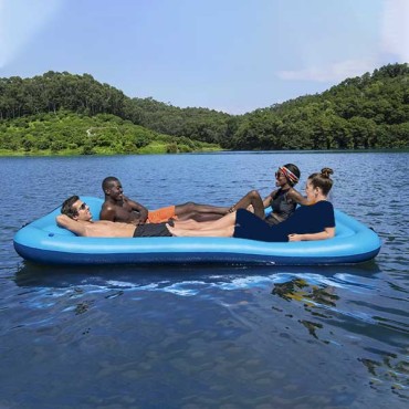 BESTWAY Hydro-Force Sun Soaker Floating Platform, 2.69 m x 1.83 m x 25.5 cm - 43542