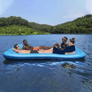 Bestway Hydro-Force Sun Soaker Floating Platform, 2.69m x 1.83m x 25.5cm - 43542 Bestway Hydro-Force Sun Soaker Floating Platform, 2.69m x 1.83m x 25.5cm - 43542