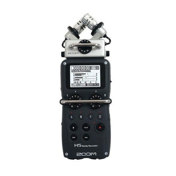 Zoom H5 Four-Track Portable Recorder with Interchangeable Mic System