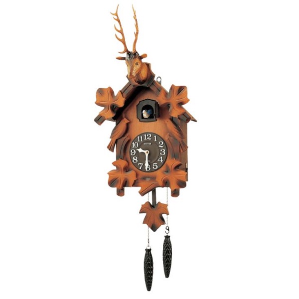 Rhythm Cuckoo Pendulum Wall Clock - 4MJ416-R06