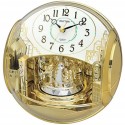 Rhythm Gold Round Contemporary Motion Clock - 4SG764WR18