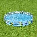 BESTWAY Deep Dive 3-Ring Play Pool, 1.83 m x 33 cm - 51005