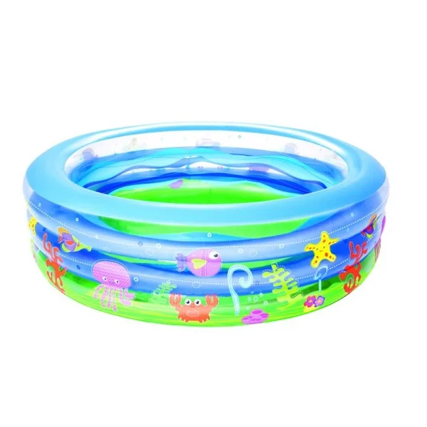 Bestway Summer Wave Crystal Paddling Pool, 1.96m x 53cm - 51029