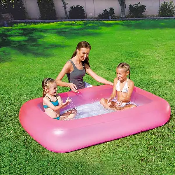 BESTWAY Aquababes Pool, Pink, 1.65m x 1.04m x 25cm - 51115-P