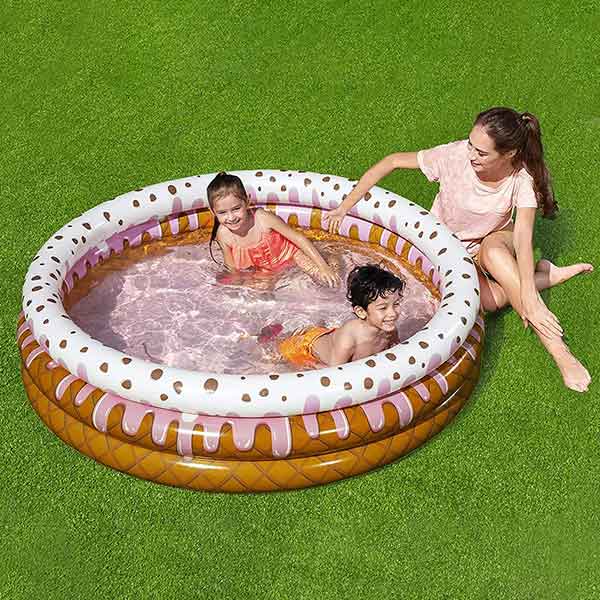 BESTWAY Sundae Funday Kiddie Pool, 1.60 m x 38 cm - 51144