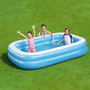 Bestway Family Rectangular Pool, 2.62m x 1.75m x 51cm - 54006 Bestway Family Rectangular Pool, 2.62m x 1.75m x 51cm - 54006