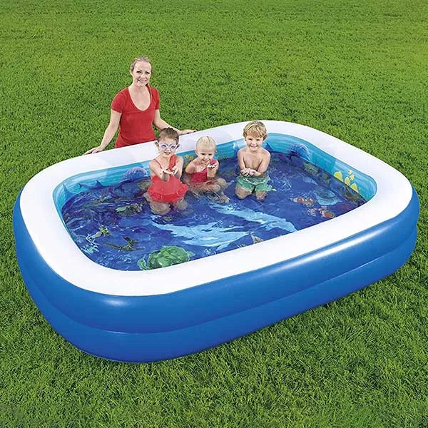 BESTWAY 3D Undersea Adventure Pool, 2.62m x 1.75m x 51cm - 54177