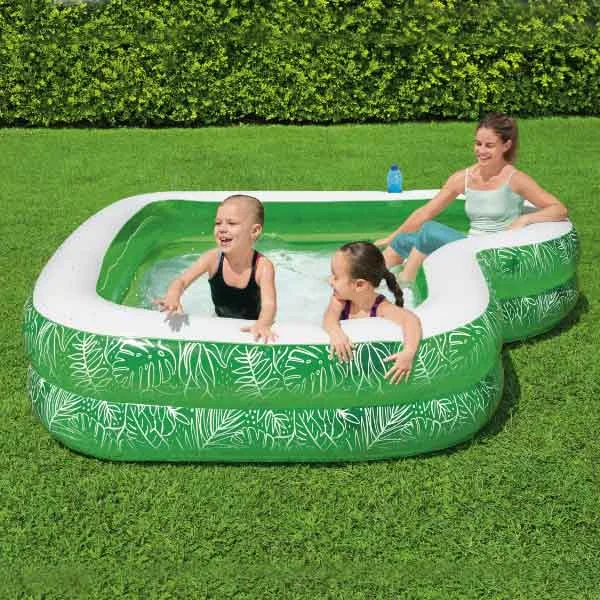 BESTWAY Tropical Paradise Family Pool, 2.3 m x 2.31m x 51cm - 54336