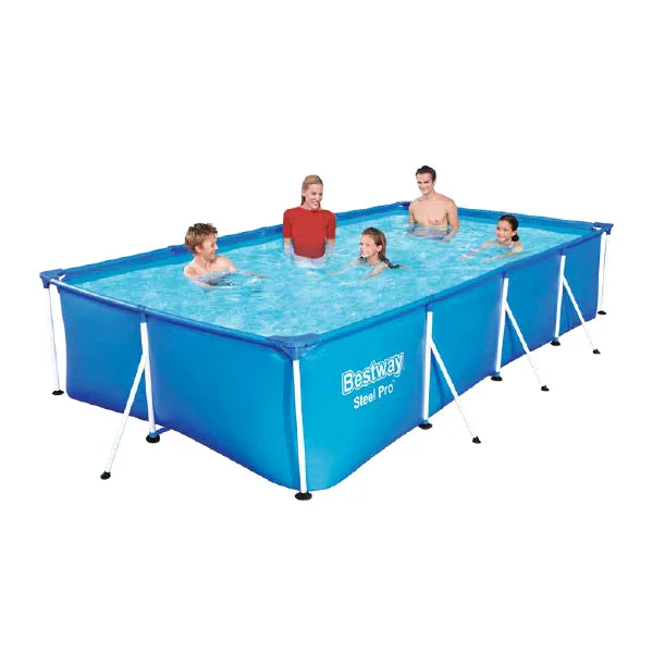 Bestway Steel Pro Rectangular Pool, 4.00m x 2.11m x 81cm - 56405