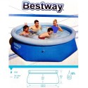 BESTWAY Fast Set Pool Water Capacity 2300L, 2.44m x 0.66m - 57265