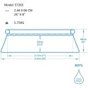 BESTWAY Fast Set Pool Water Capacity 2300L, 2.44m x 0.66m - 57265