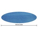 BESTWAY Flowclear Round Solar Pool Cover, 2.89 m - 58241