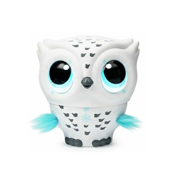 Owleez Baby Owl Flying Interactive Toy with Lights and Sounds, White - 6046148-T