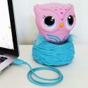 Owleez Baby Owl Flying Interactive Toy with Lights and Sounds, Pink - 6053359-T
