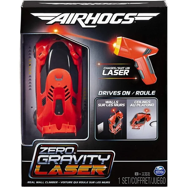 Air Hogs Zero Gravity Laser  Wall-Climbing Race Car, Red - 6054126-T