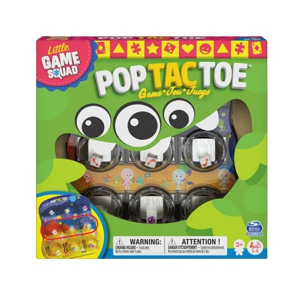 Little Game Squad Pop Tac Toe Board Game - 6059452-T