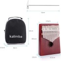 Kalimba 17 Key Mbira Thumb Piano, Brown – KL-2-BR
