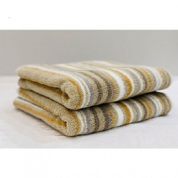 Cannon Stripe Line Towel 81x163cm, Beige - CH01135-BEG