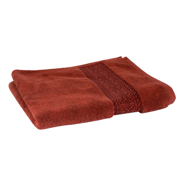 Fieldcrest Arabesque Towel 70x140cm, Brick - CH01076-BRK