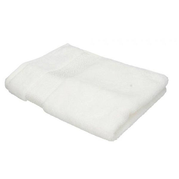 Fieldcrest Arabesque Towel 70x140cm, White - CH01076-WHT