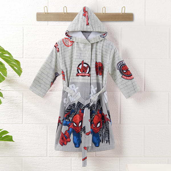 Disney Cotton Bathrobe Spiderman, XL Size - CH050256-XL